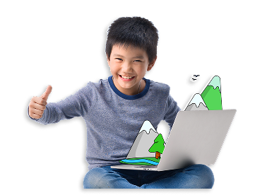 boy on laptop